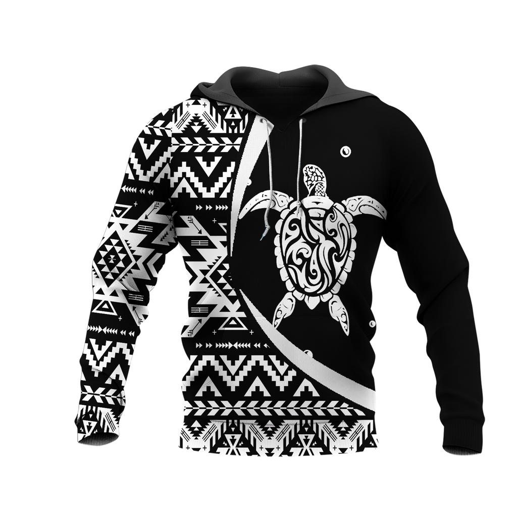 Powwow StoreHD0012250 Pattern Native Pride 3D Hoodie