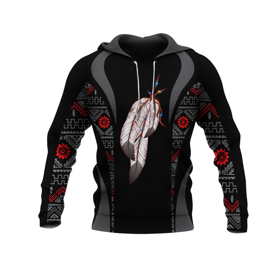 Powwow StoreHD0011567 Pattern Native Pride 3D Hoodie