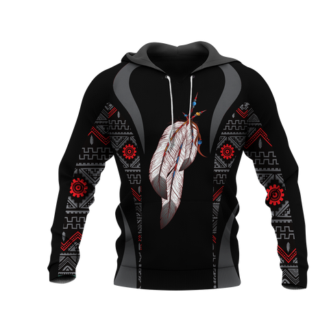 Powwow StoreHD0011567 Pattern Native Pride 3D Hoodie