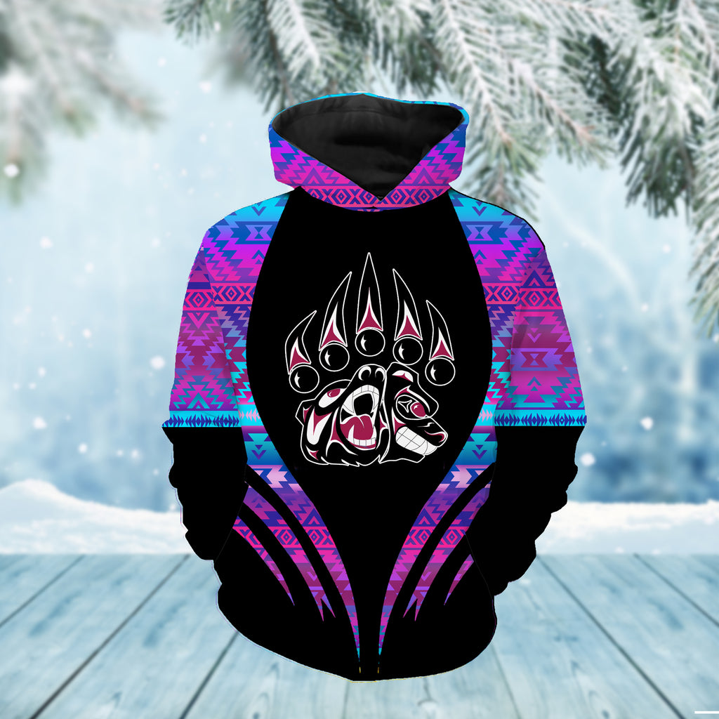 Powwow StoreHD0011751 Pattern Native Pride 3D Hoodie