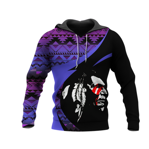 Powwow StoreHD0011303 Pattern Native Pride 3D Hoodie