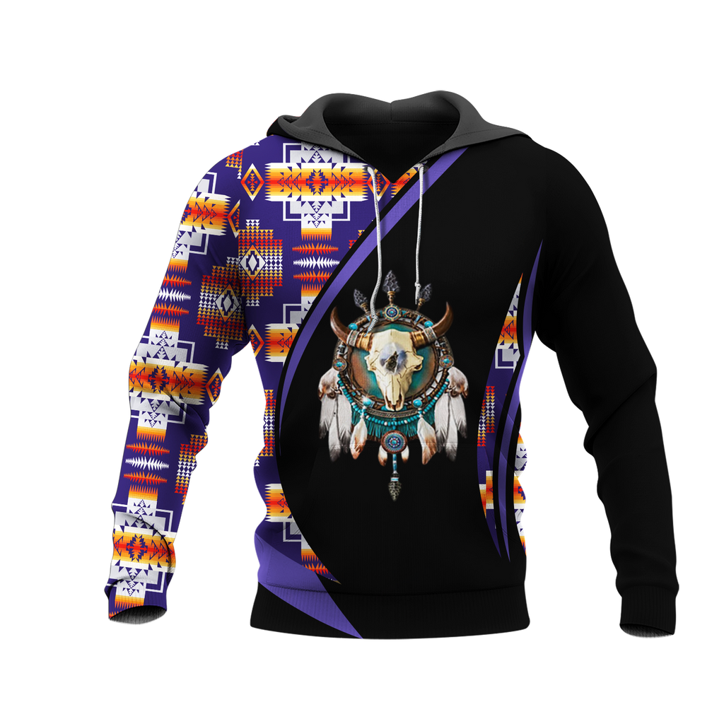 Powwow StoreHD0011869  Pattern Native Pride 3D Hoodie