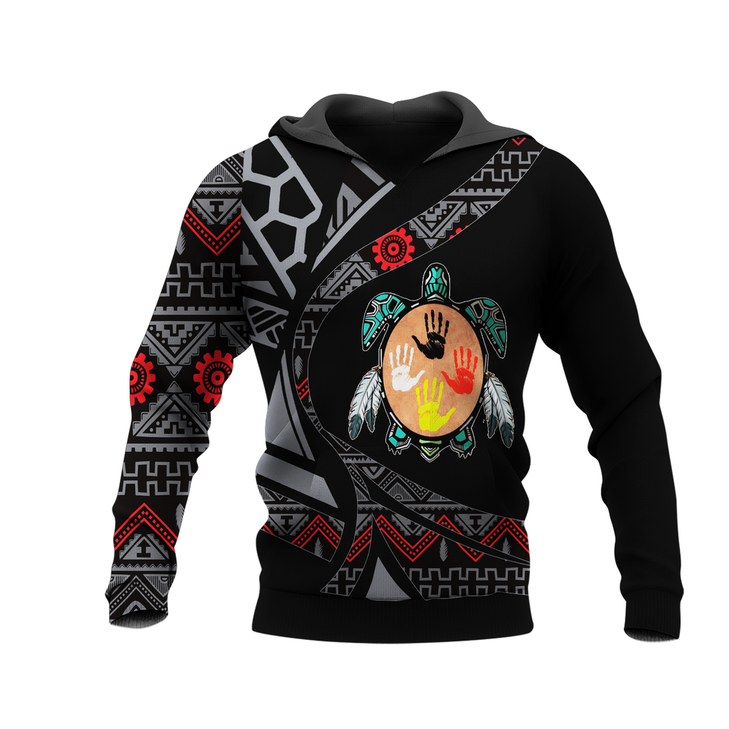 Powwow StoreHD0012415 Pattern Native Pride 3D Hoodie