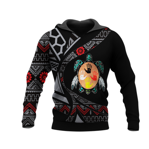 Powwow StoreHD0012415 Pattern Native Pride 3D Hoodie