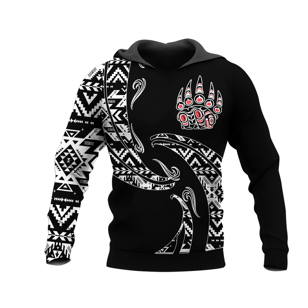 Powwow StoreHD0012385 Pattern Native Pride 3D Hoodie