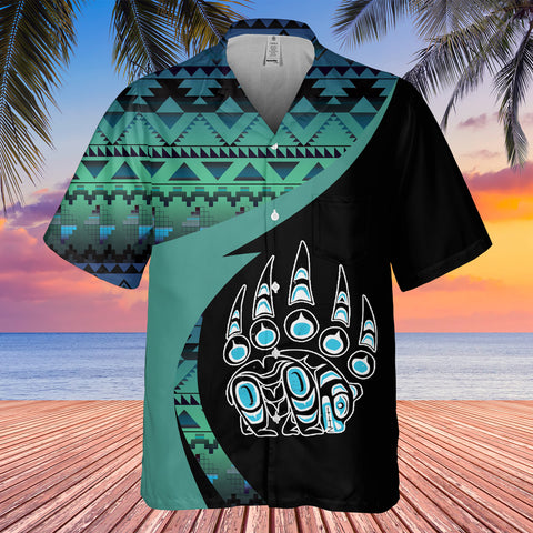 GB-HW000995 Tribe Design Native American Hawaiian Shirt 3D