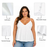 Bear Pattern Native American Women's Cami Peplum Top GB-NAT00727