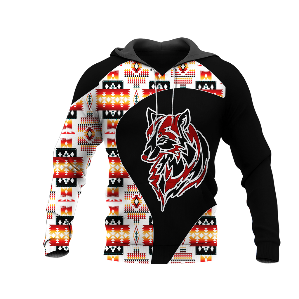 Powwow StoreHD0012464 Pattern Native Pride 3D Hoodie