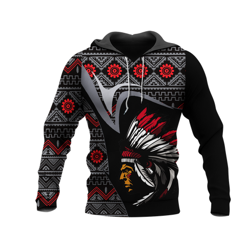 Powwow StoreHD0011518 Pattern Native Pride 3D Hoodie