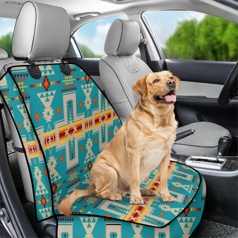 Powwow StoreGBNAT0006205 Pattern Tribal Native Waterproof Car Front Seat Cover for Pet