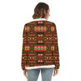 GB-NAT00046-08 Native American Women's Borg Fleece Sweatshirt
