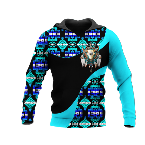 Powwow StoreHD0011986 Pattern Native Pride 3D Hoodie