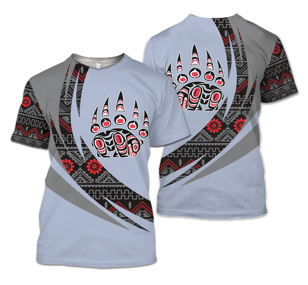 Powwow StoreTS00114 Pattern Native American 3D TShirt