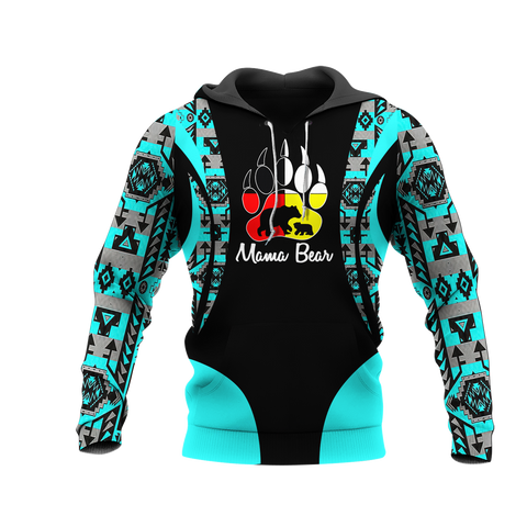 Powwow StoreHD001091 Pattern Native Pride 3D Hoodie