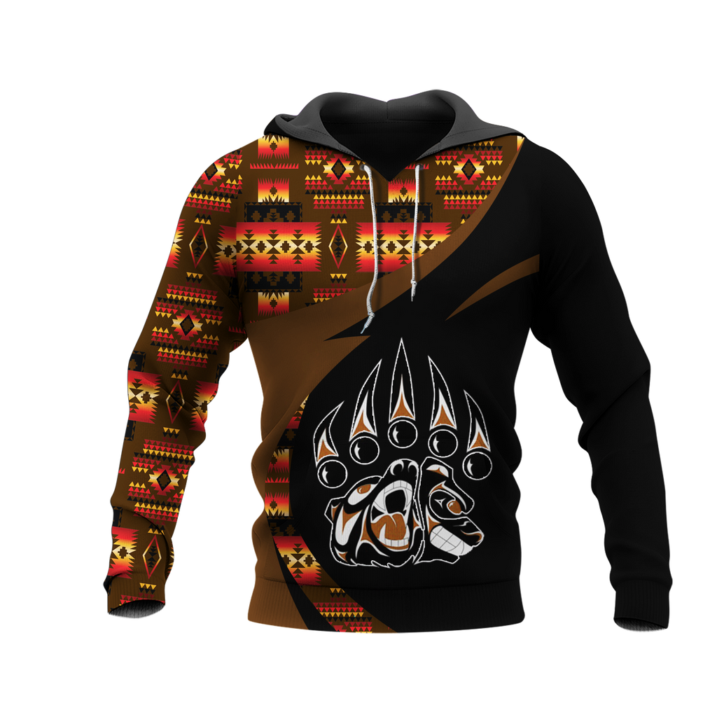 Powwow StoreHD0011267 Pattern Native Pride 3D Hoodie