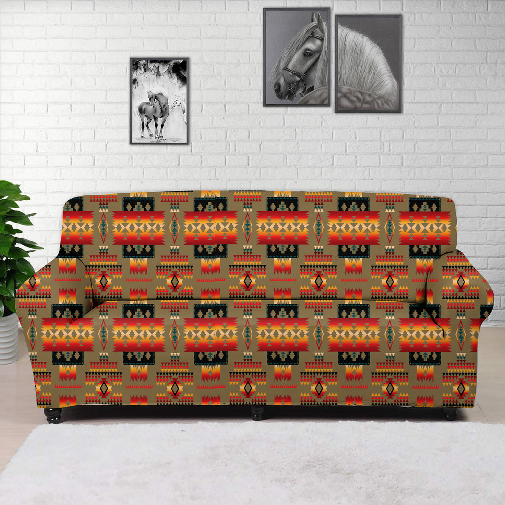 Powwow StoreGBNAT0004604  Native Tribal Pattern Native Sofa Cover