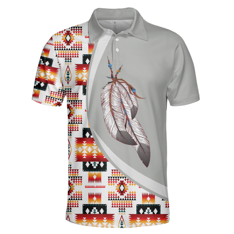 POLO0013 Native American  Polo T-Shirt 3D
