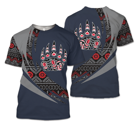 TS00116 Pattern Native American 3D T-Shirt