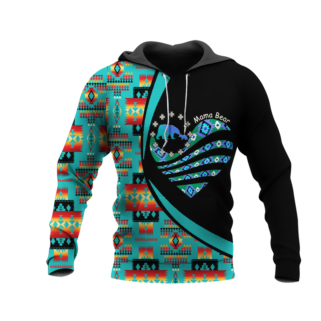 Powwow StoreHD0012249 Pattern Native Pride 3D Hoodie