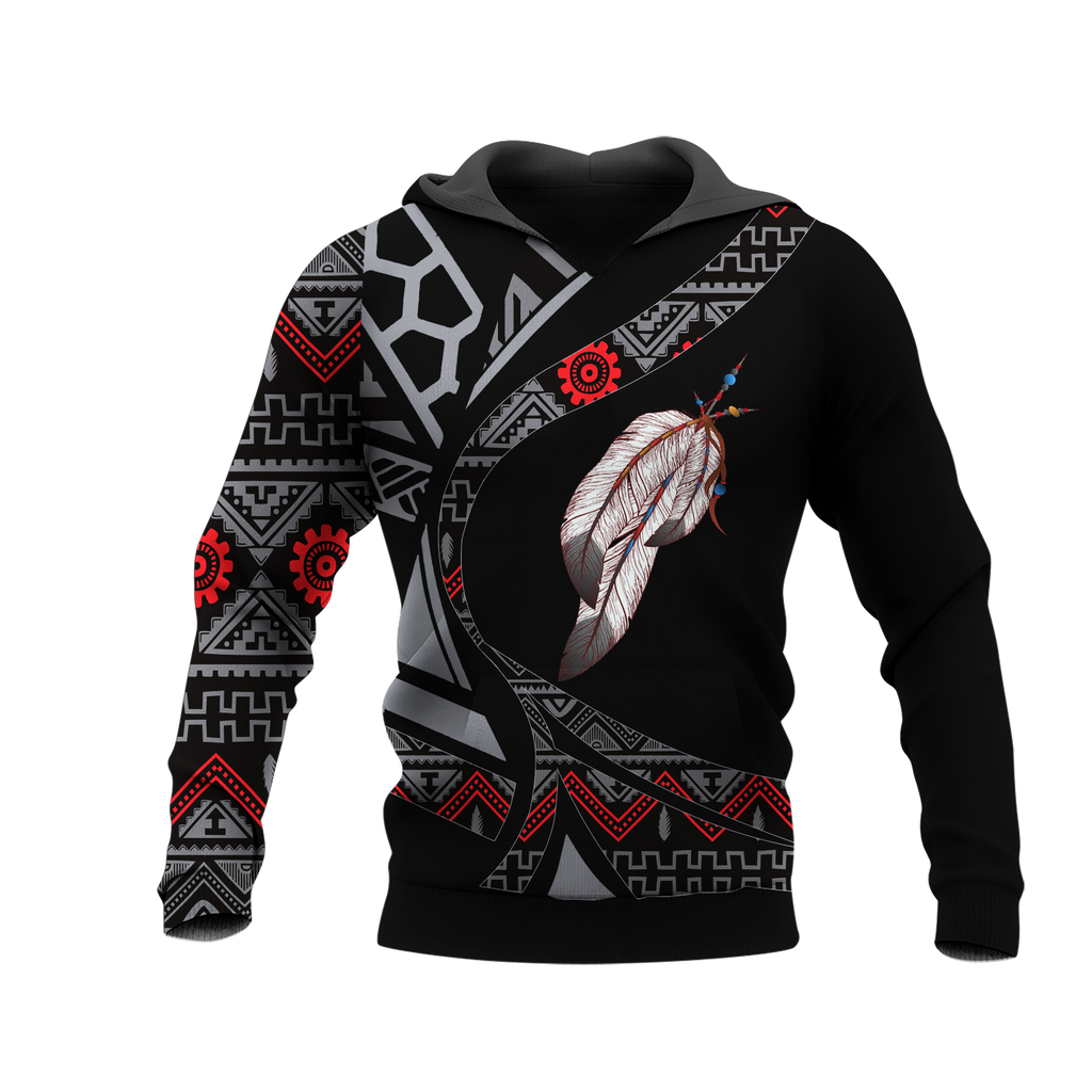 Powwow StoreHD0012416 Pattern Native Pride 3D Hoodie