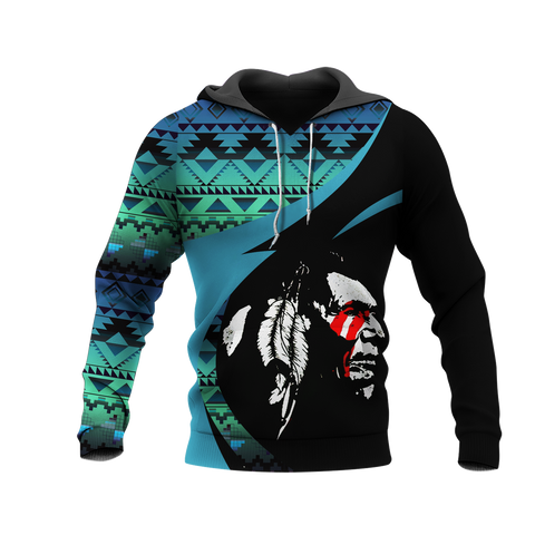 Powwow StoreHD0011304 Pattern Native Pride 3D Hoodie