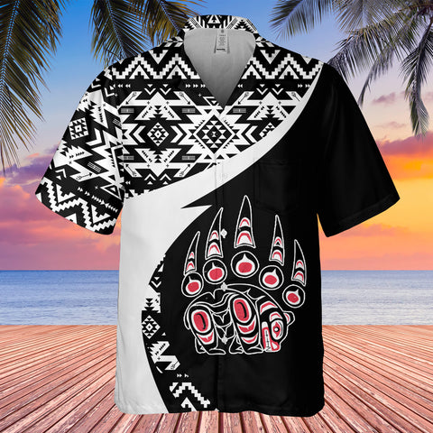 GB-HW000996 Tribe Design Native American Hawaiian Shirt 3D