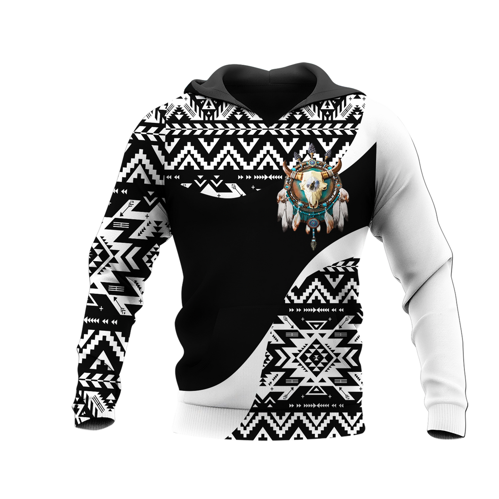 Powwow StoreHD0012022 Pattern Native Pride 3D Hoodie