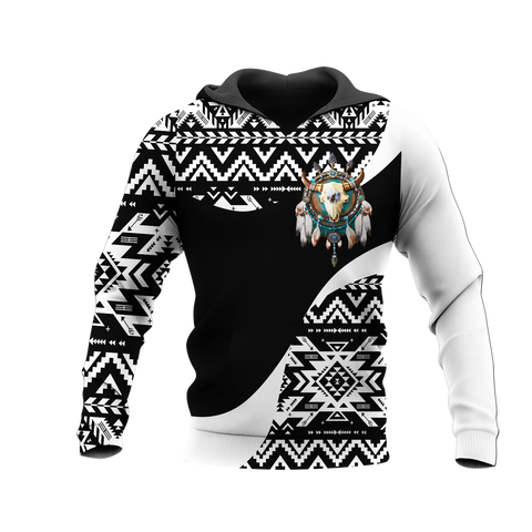 Powwow StoreHD0012022 Pattern Native Pride 3D Hoodie