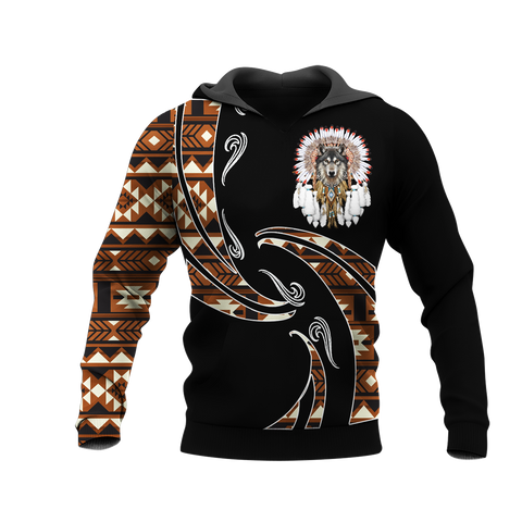 Powwow StoreHD0012387 Pattern Native Pride 3D Hoodie