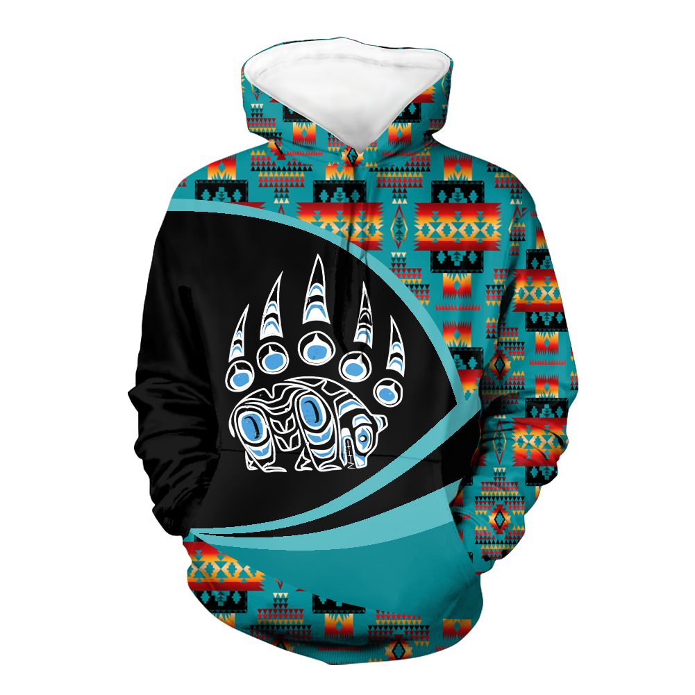 Powwow StoreHD0011507 Pattern Native Pride 3D Hoodie