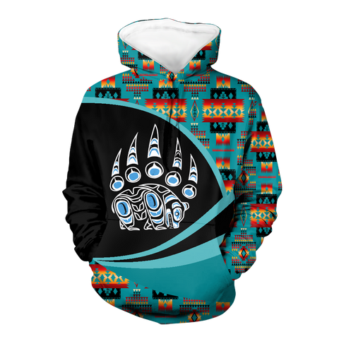 Powwow StoreHD0011507 Pattern Native Pride 3D Hoodie