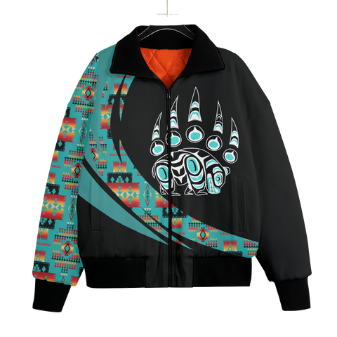 KFLO0014 Pattern Native American Unisex Knitted Fleece Lapel Outwear