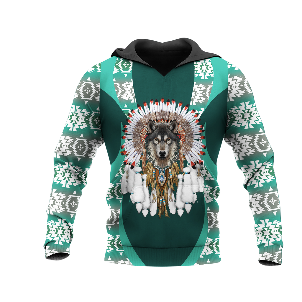 Powwow StoreHD0012185 Pattern Native Pride 3D Hoodie