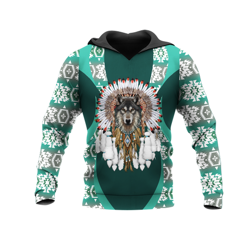 Powwow StoreHD0012185 Pattern Native Pride 3D Hoodie