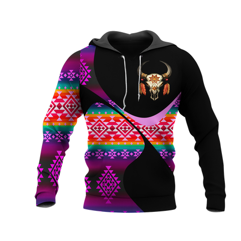 Powwow StoreHD0011677 Pattern Native Pride 3D Hoodie