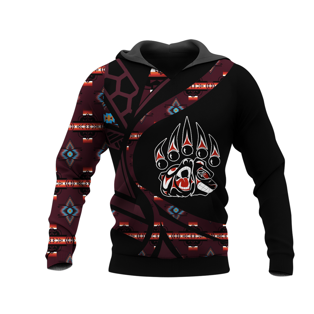 Powwow StoreHD0012418 Pattern Native Pride 3D Hoodie