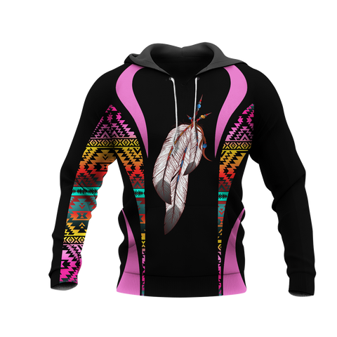 Powwow StoreHD0011571 Pattern Native Pride 3D Hoodie