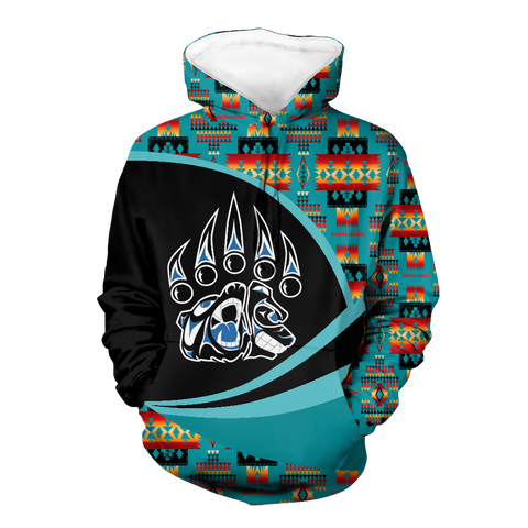 Powwow StoreHD0011508 Pattern Native Pride 3D Hoodie