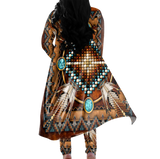 Powwow Storegb nat00023 04 tribe design native american cardigan coat long pant set