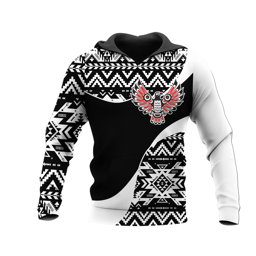 Powwow StoreHD0012025 Pattern Native Pride 3D Hoodie