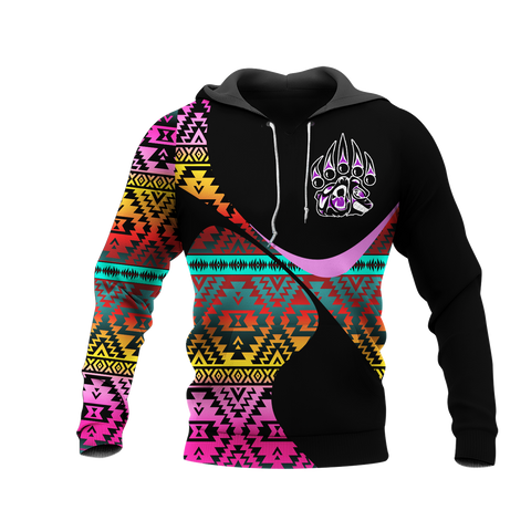 Powwow StoreHD0011678 Pattern Native Pride 3D Hoodie