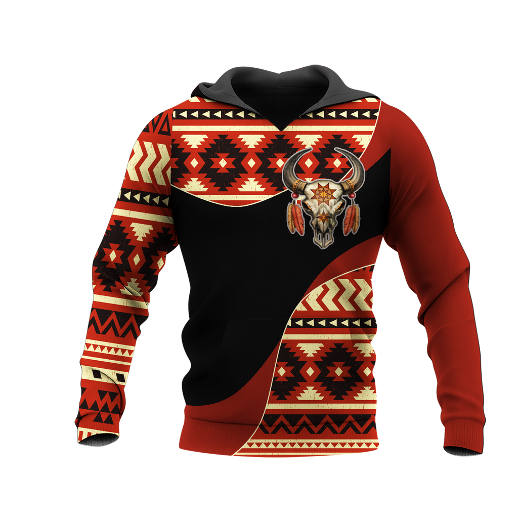 Powwow StoreHD0012026 Pattern Native Pride 3D Hoodie