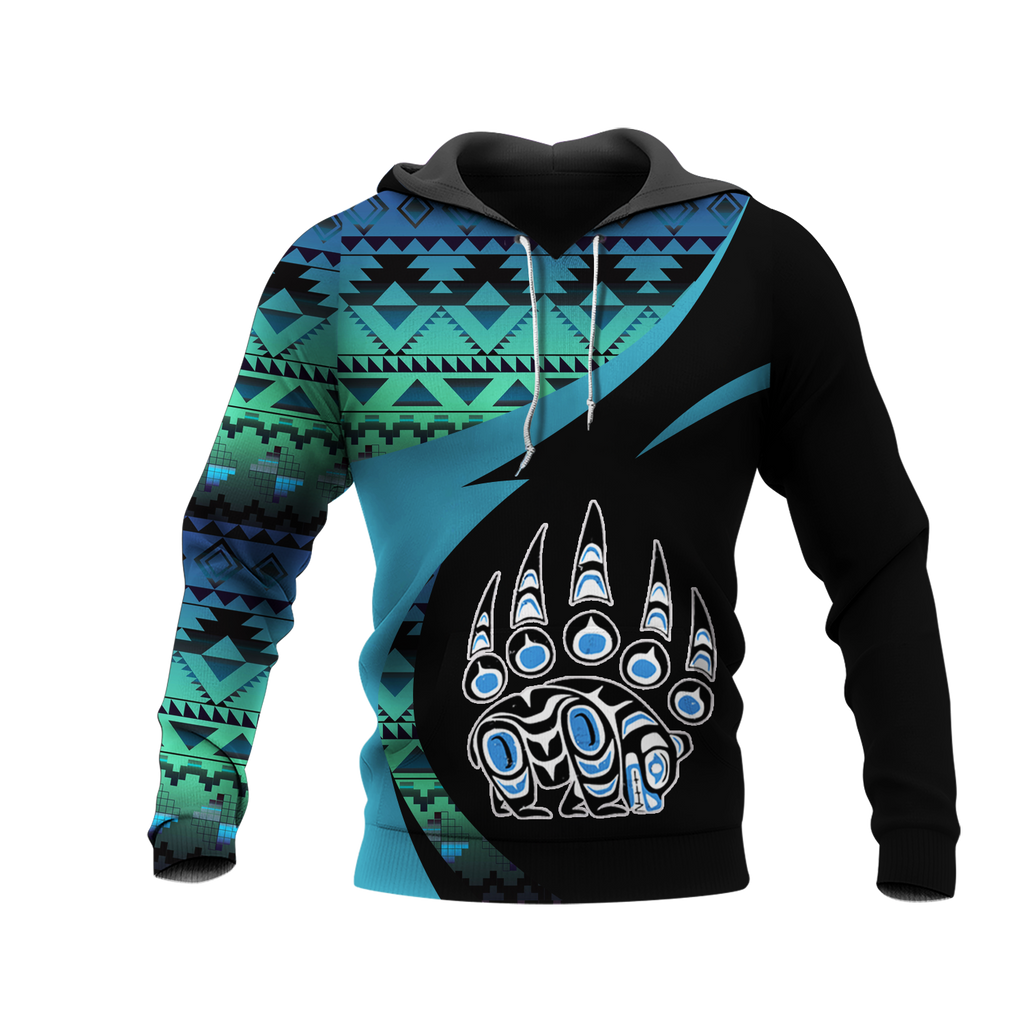 Powwow StoreHD0011309 Pattern Native Pride 3D Hoodie