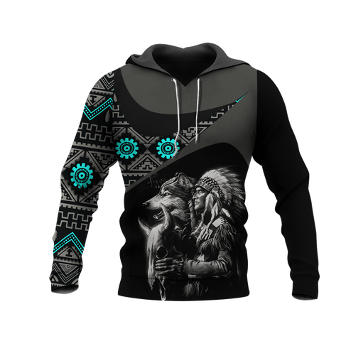 Powwow StoreHD0011442 Pattern Native Pride 3D Hoodie