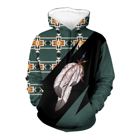 Powwow StoreHD0012172 Pattern Native Pride 3D Hoodie