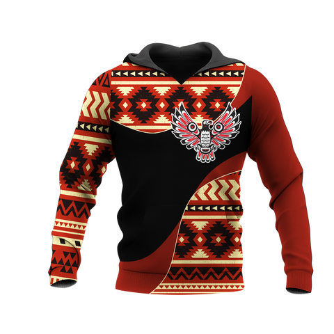 Powwow StoreHD0012027 Pattern Native Pride 3D Hoodie