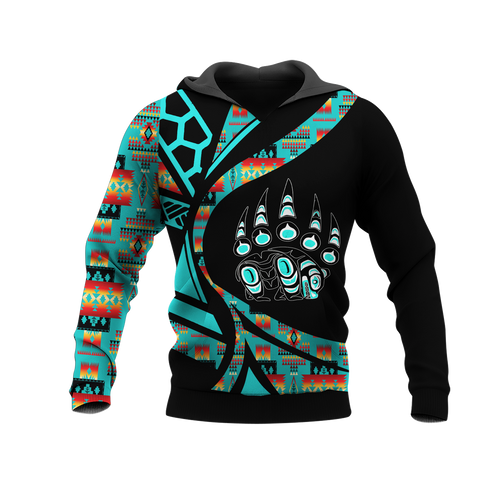 Powwow StoreHD0012422 Pattern Native Pride 3D Hoodie