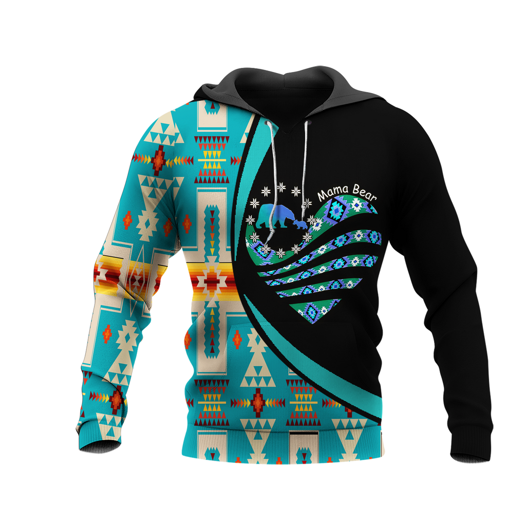 Powwow StoreHD0012254 Pattern Native Pride 3D Hoodie