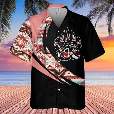 GB-HW000871 Tribe Design Native American Hawaiian Shirt 3D