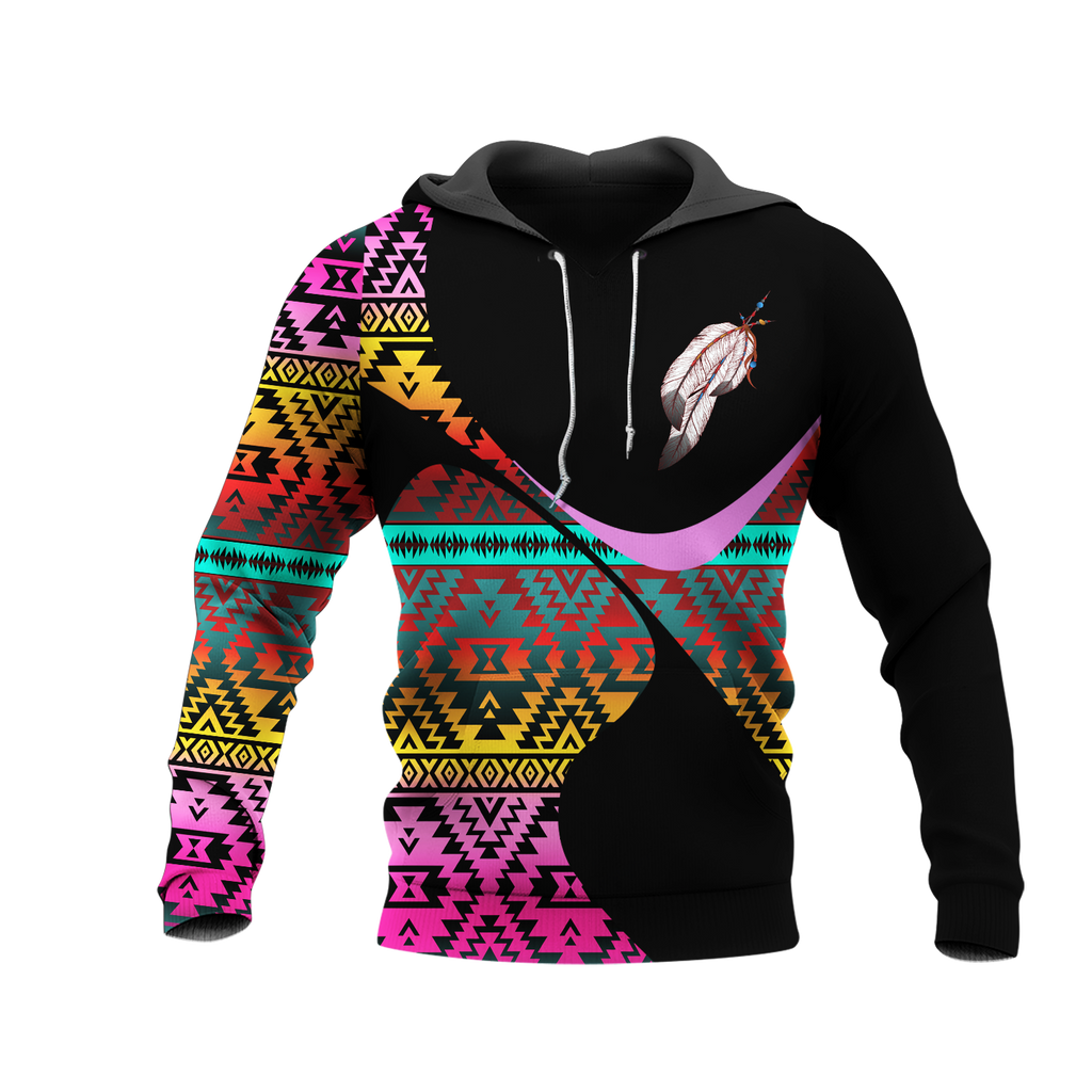 Powwow StoreHD0011681 Pattern Native Pride 3D Hoodie